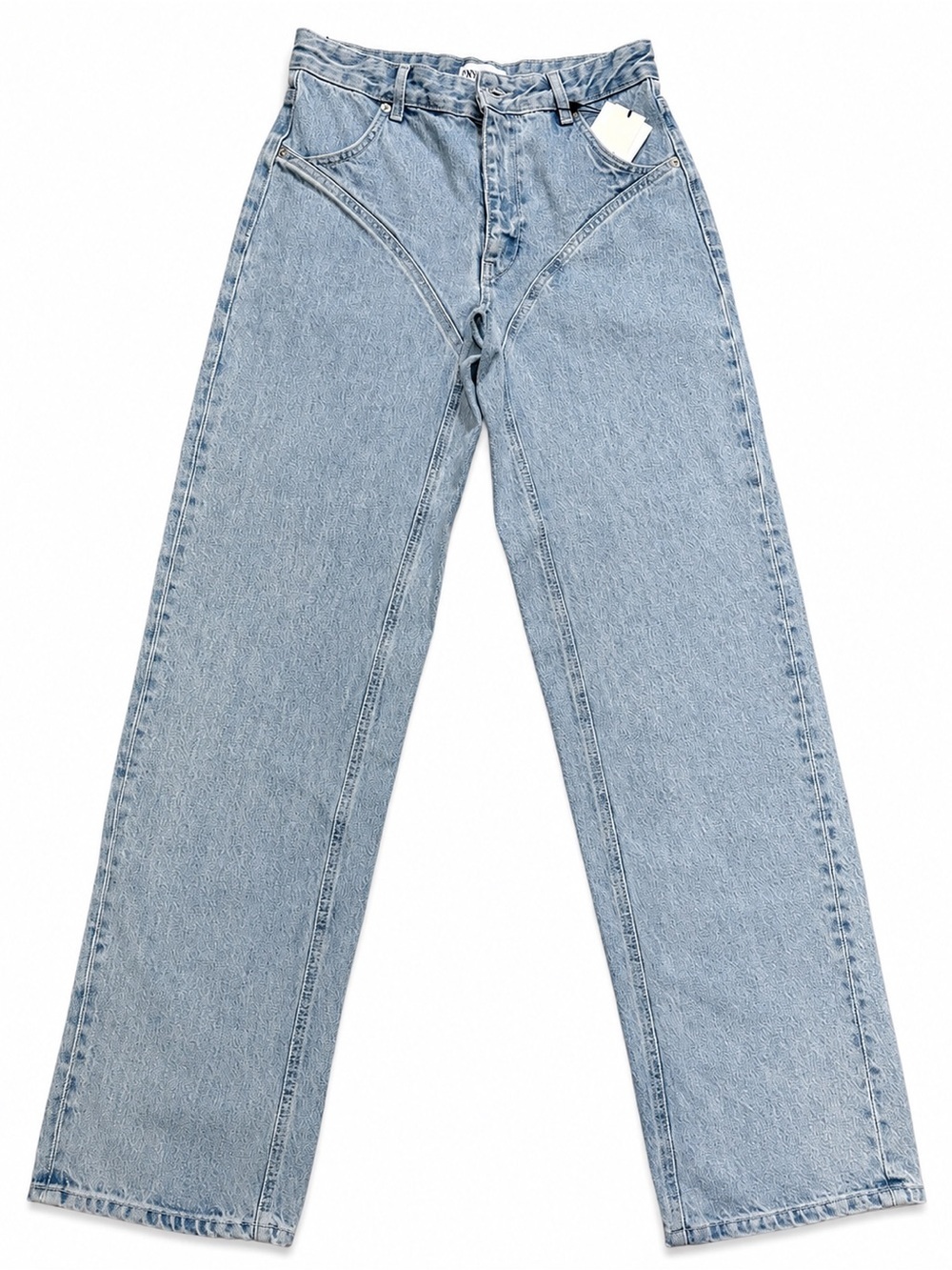 Zara Light Wash Wide Leg Jeans
